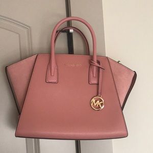 Michael Kors Avril large satchel Sunset Rose color brand new